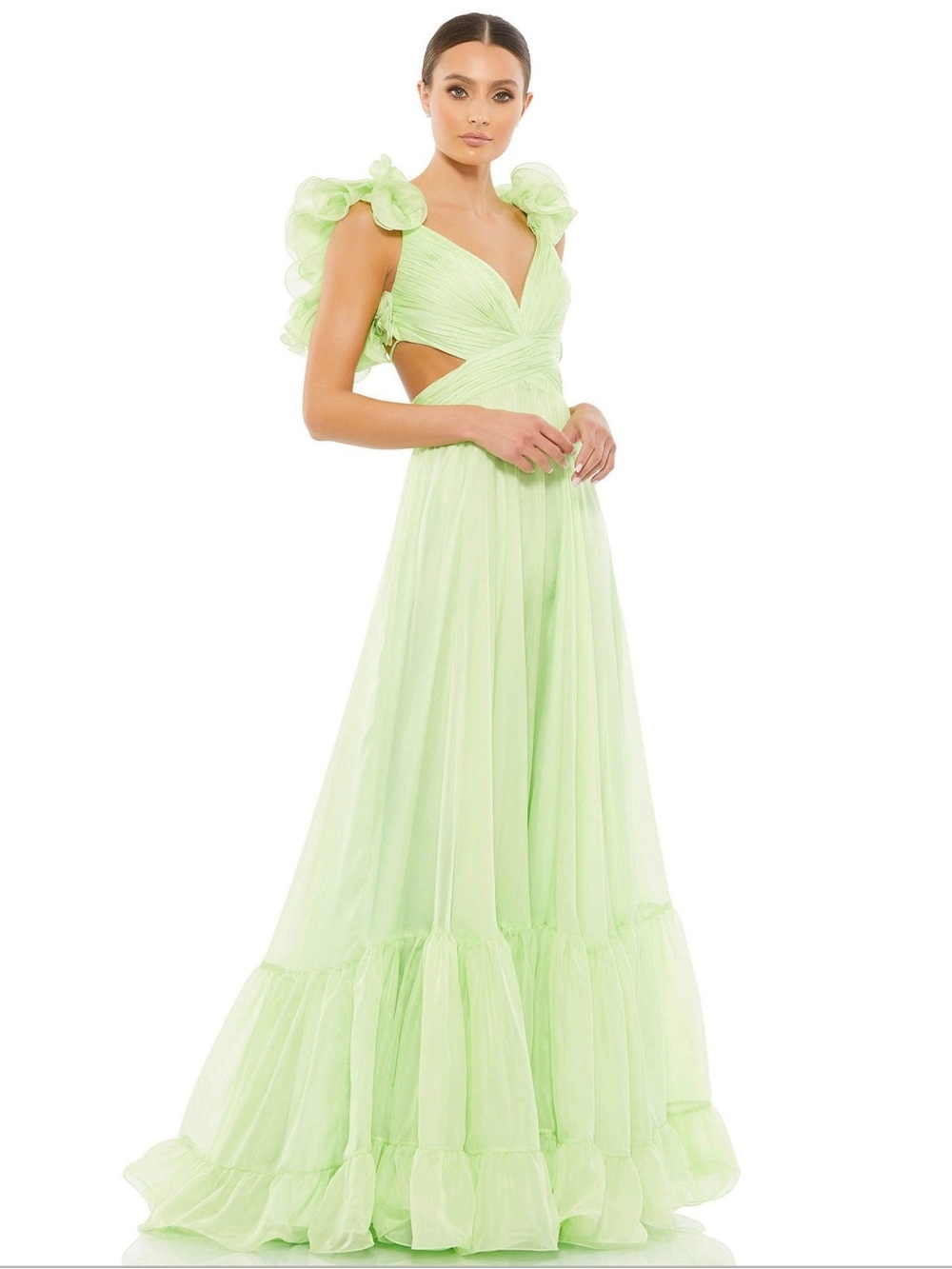 Mac Duggal Green Formal Dress